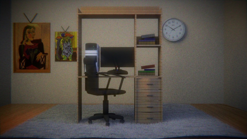 Office Scene Cycles preview image 1